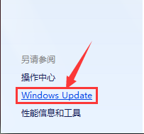 点击“Windows Update”选项