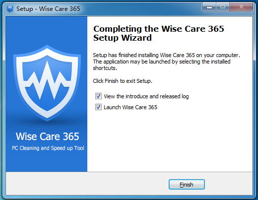 Wise Care 365 安装成功