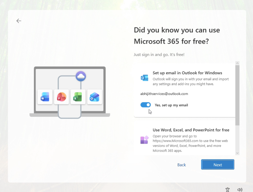 Outlook 设置推广